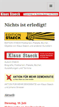 Mobile Screenshot of klaus-staeck.de